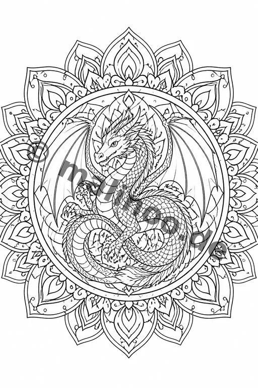 Mandalas Malbuch 50 Ausmalbilder gedruckt+lose – Vorschaubild 10