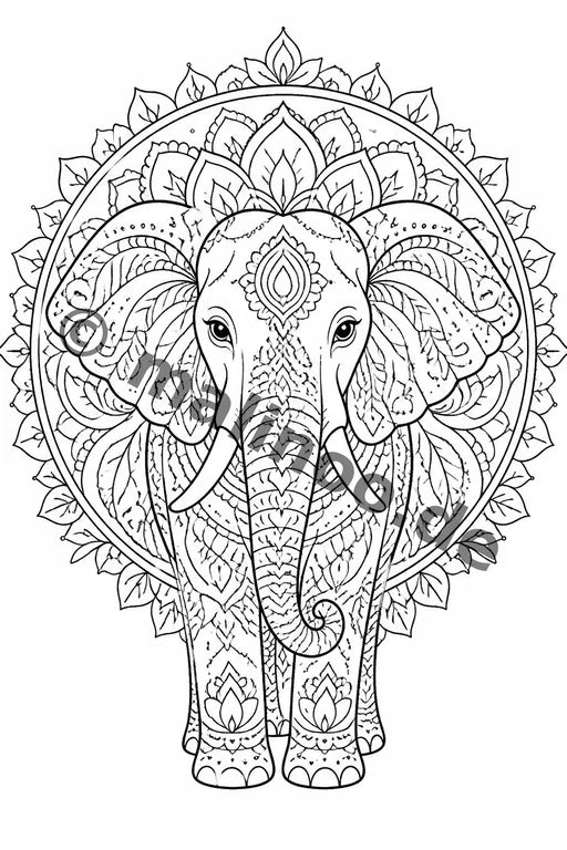 Mandalas Malbuch 50 Ausmalbilder gedruckt+lose – Vorschaubild 7