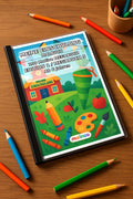 Meine Einschulung Malbuch 100 Ausmalbilder gedruckt+gebunden – Mockup-Ansicht