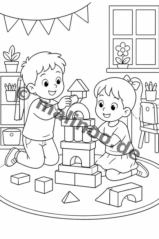 Meine Einschulung Malbuch 20 Ausmalbilder PDF Download – Vorschaubild 4