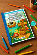 Piraten Malbuch 50 Ausmalbilder PDF Download – Mockup-Ansicht