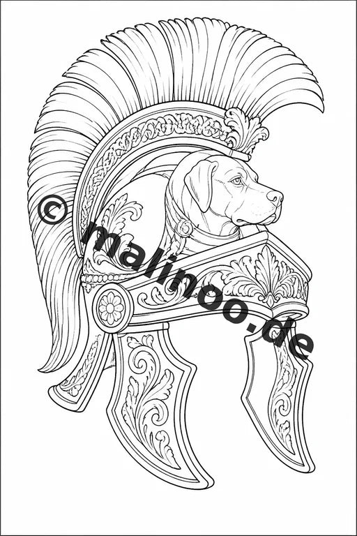 Römische Götter Malbuch 50 Ausmalbilder PDF Download digital – Vorschaubild 3