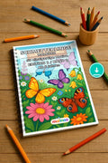 Schmetterlinge Malbuch 50 Ausmalbilder PDF Download digital – Mockup-Ansicht