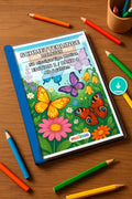 Schmetterlinge Malbuch 50 Ausmalbilder PDF Download – Mockup-Ansicht