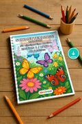 Schmetterlinge Malbuch 50 Ausmalbilder PDF Download digital – Mockup-Ansicht