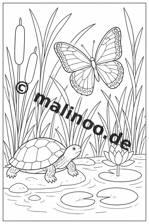 Schmetterlinge Malbuch 50 Ausmalbilder gedruckt und gebunden – Vorschaubild 7