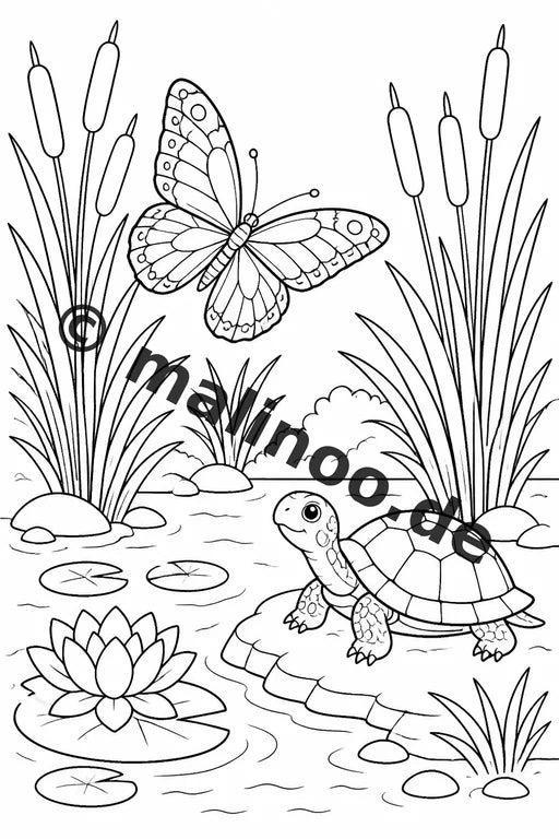 Schmetterlinge Malbuch 50 Ausmalbilder gedruckt und gebunden – Vorschaubild 7