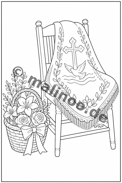 Taufe Malbuch 100 Ausmalbilder PDF Download – Vorschaubild 4