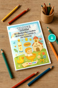 Taufe Malbuch 20 Ausmalbilder PDF Download – Mockup-Ansicht