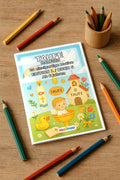 Taufe Malbuch 20 Ausmalbilder gedruckt+gebunden – Mockup-Ansicht