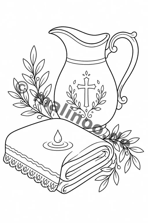 Taufe Malbuch 50 Ausmalbilder PDF Download – Vorschaubild 5