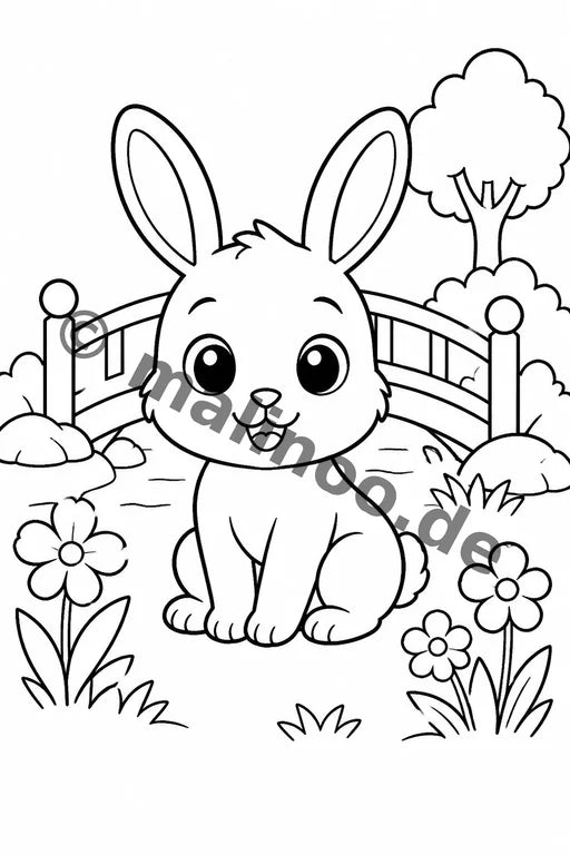 Tiere Malbuch 100 Ausmalbilder gedruckt+lose – Vorschaubild 9