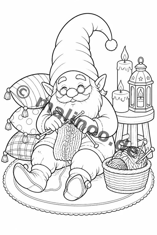 Wichtel Malbuch 100 Ausmalbilder PDF Download – Vorschaubild 3