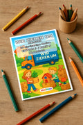 Wir ziehen um Malbuch 20 Ausmalbilder gedruckt+gebunden – Mockup-Ansicht
