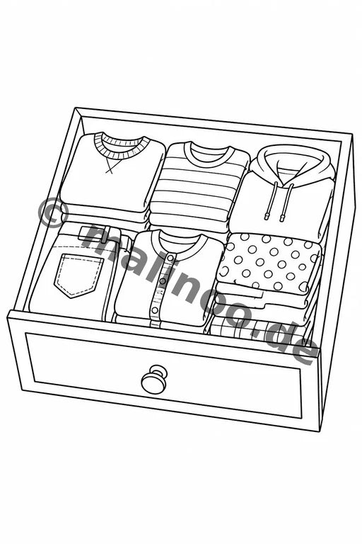 Wir ziehen um Malbuch 20 Ausmalbilder gedruckt+lose – Vorschaubild 4