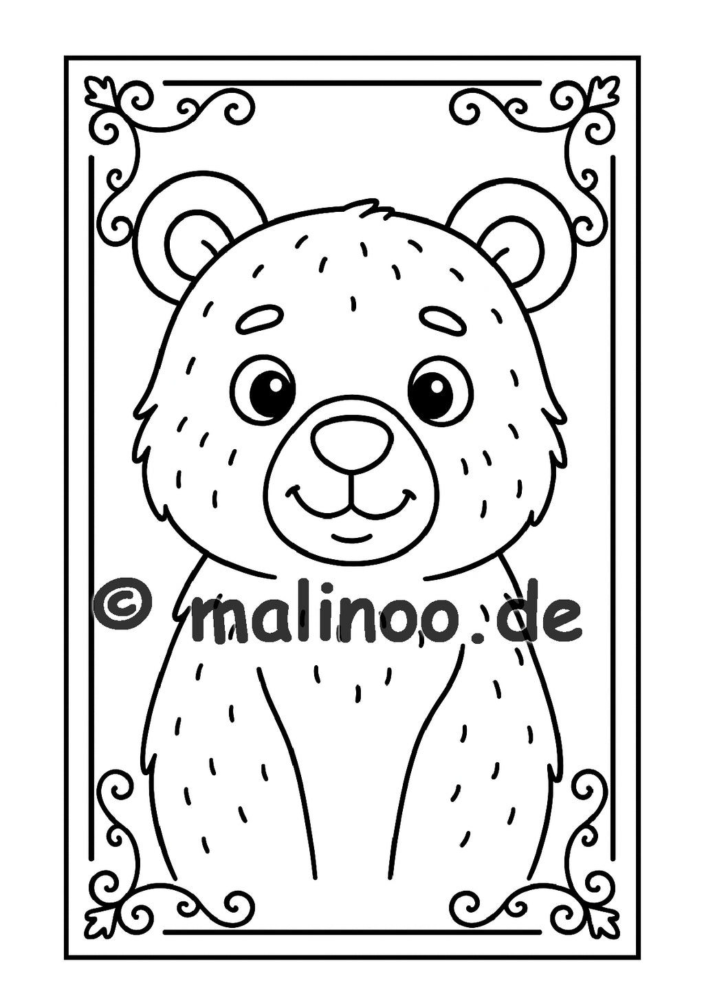 BUNDLE Tier Malbücher Kinder – 5 Malbücher mit je 20 Tiere zum Ausmalen, 100 Tiere, Malbücher ab 3 Jahre, Buch 1  bis 5