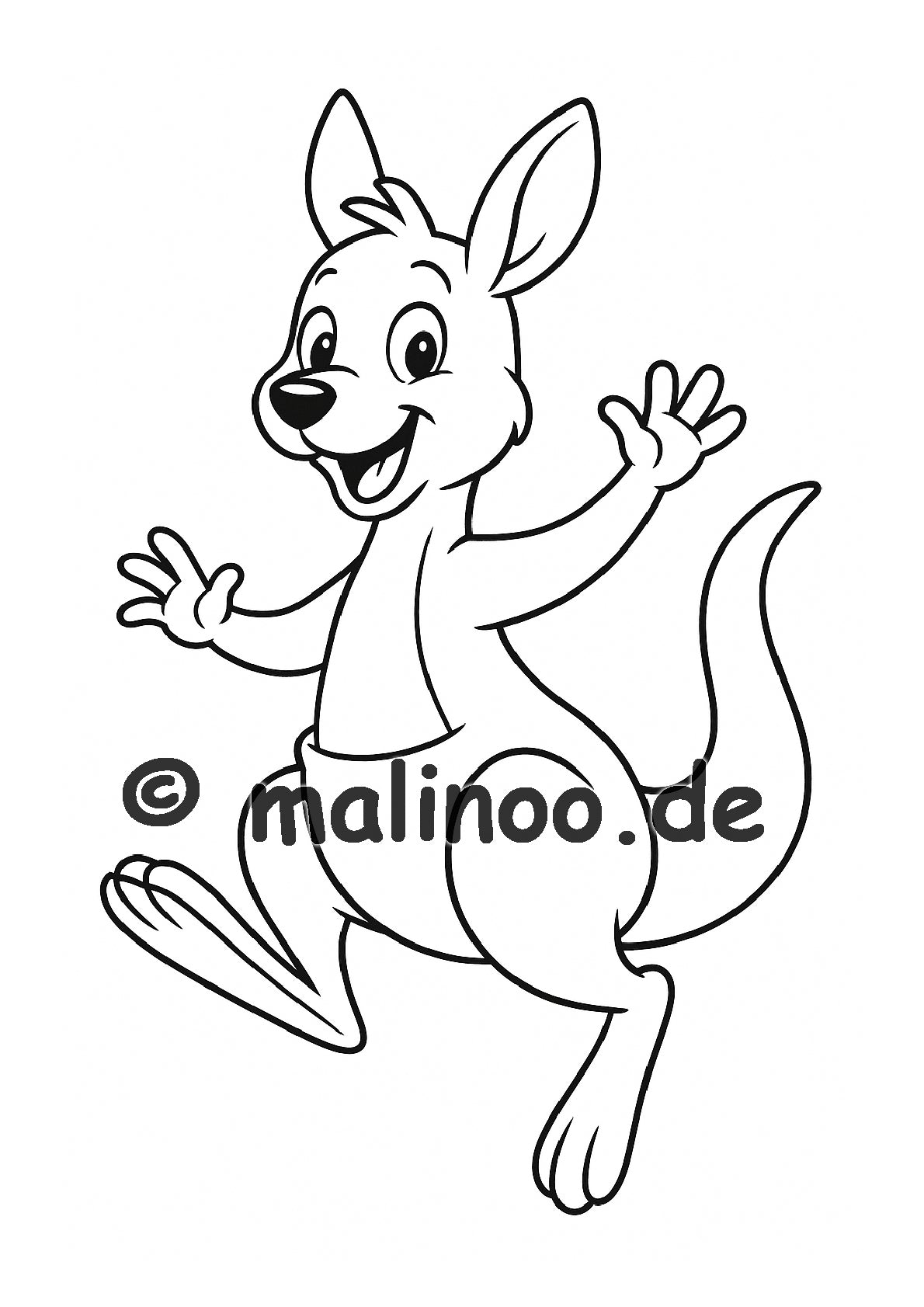 BUNDLE Tier Malbücher Kinder – 5 Malbücher mit je 20 Tiere zum Ausmalen, 100 Tiere, Malbücher ab 3 Jahre, Buch 1  bis 5