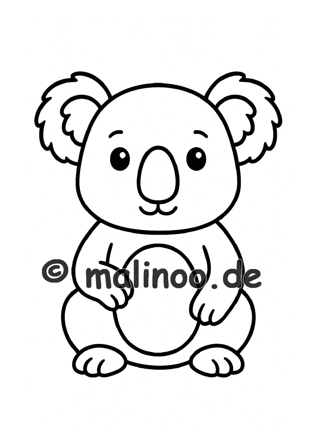 BUNDLE Tier Malbücher Kinder – 5 Malbücher mit je 20 Tiere zum Ausmalen, 100 Tiere, Malbücher ab 3 Jahre, Buch 1  bis 5