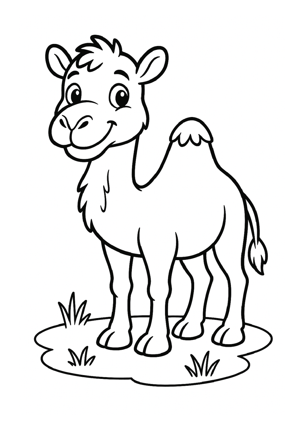 Tier Malbuch Kinder – 20 Tiere zum Ausmalen, Malbuch ab 3 Jahre, Buch 2