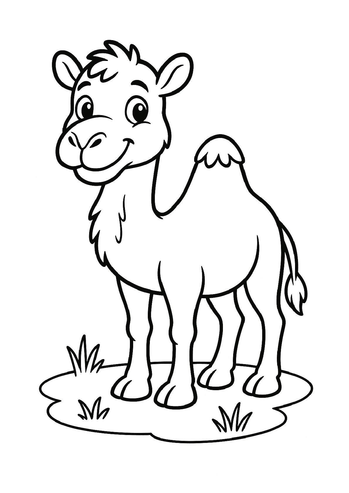 Tier Malbuch Kinder – 20 Tiere zum Ausmalen, Malbuch ab 3 Jahre, Buch 2