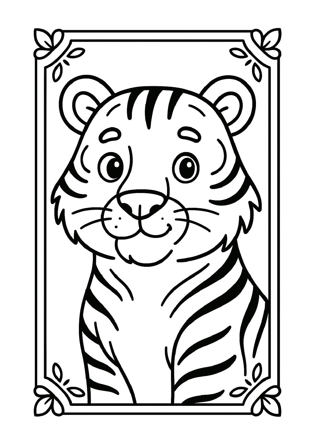 Tier Malbuch Kinder – 20 Tiere zum Ausmalen, Malbuch ab 3 Jahre, Buch 2