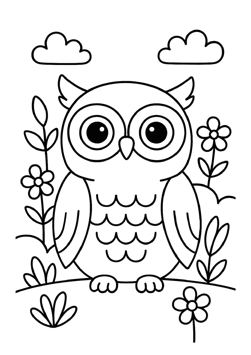 Tier Malbuch Kinder – 20 Tiere zum Ausmalen, Malbuch ab 3 Jahre, Buch 2