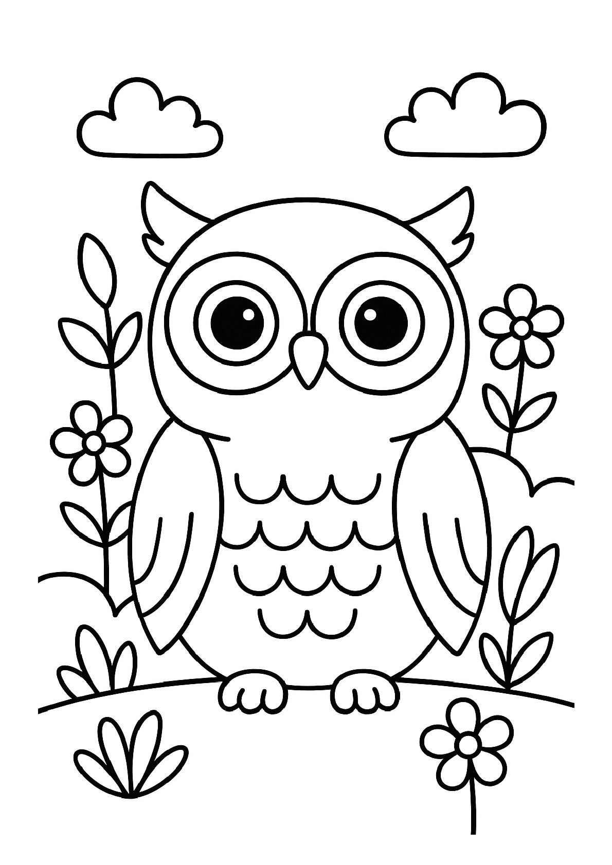 Tier Malbuch Kinder – 20 Tiere zum Ausmalen, Malbuch ab 3 Jahre, Buch 2