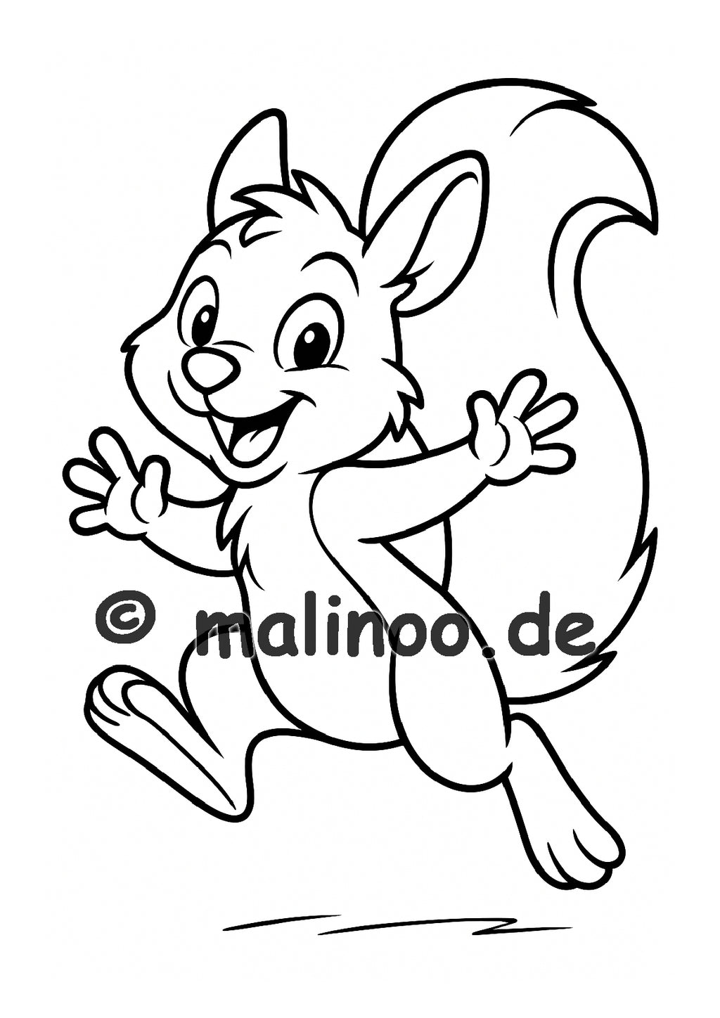 Tier Malbuch Kinder – 20 Tiere zum Ausmalen, Malbuch ab 3 Jahre, Band 2, malinoo