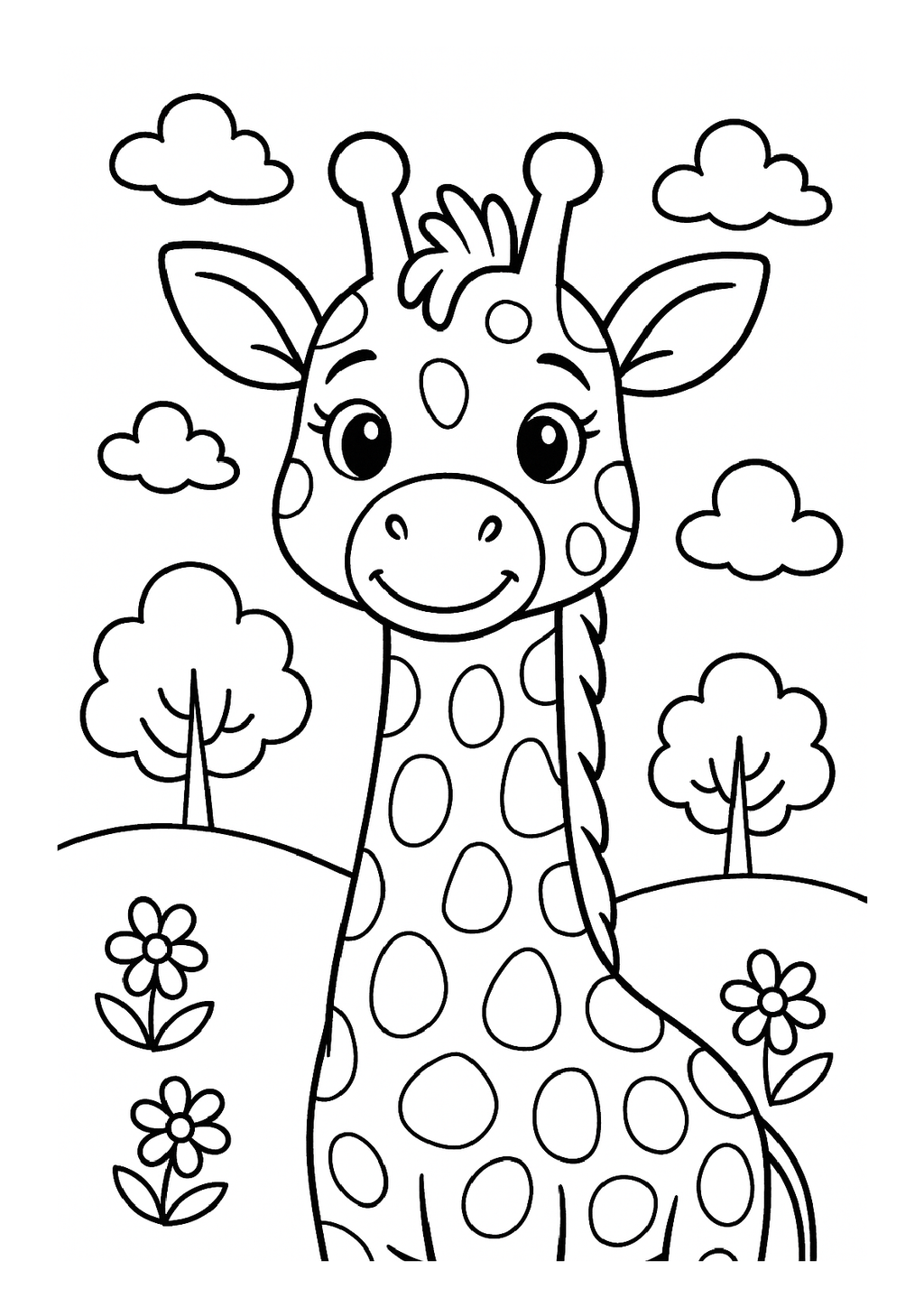 Tier Malbuch Kinder – 20 Tiere zum Ausmalen, Malbuch ab 3 Jahre, Buch 2