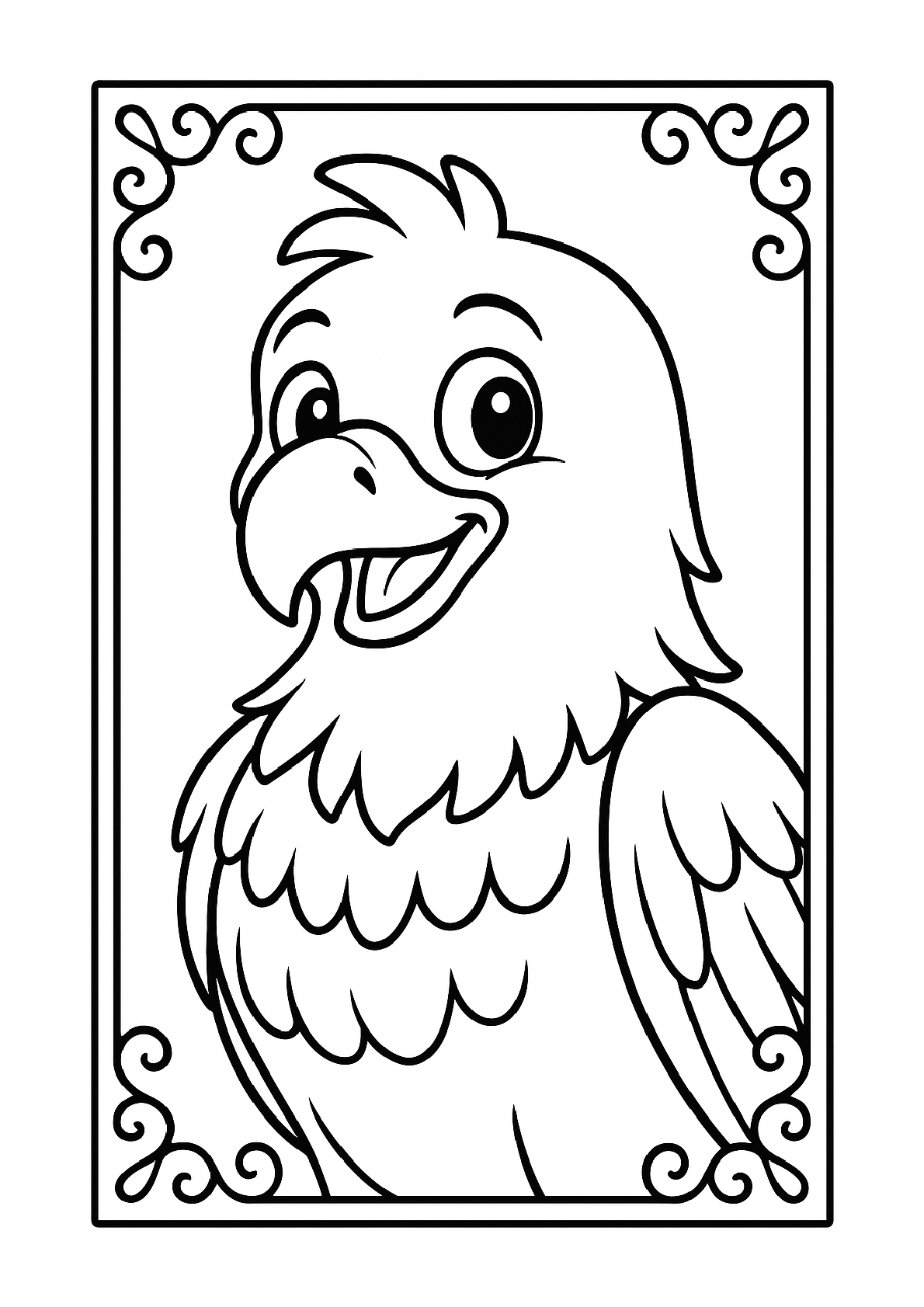 Tier Malbuch Kinder – 20 Tiere zum Ausmalen, Malbuch ab 3 Jahre, Buch 2