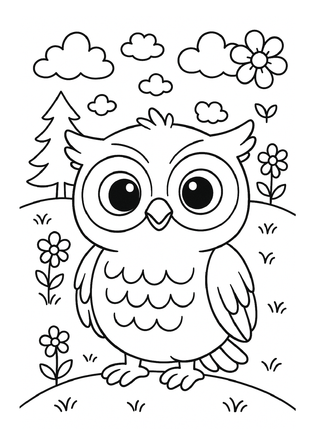 Tier Malbuch Kinder – 20 Tiere zum Ausmalen, Malbuch ab 3 Jahre, Buch 2