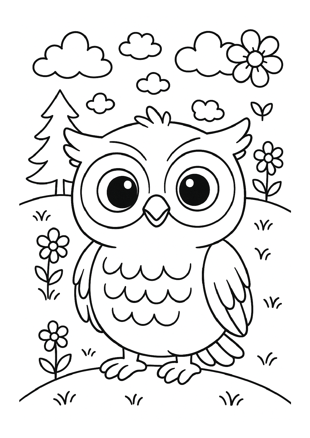 Tier Malbuch Kinder – 20 Tiere zum Ausmalen, Malbuch ab 3 Jahre, Buch 2