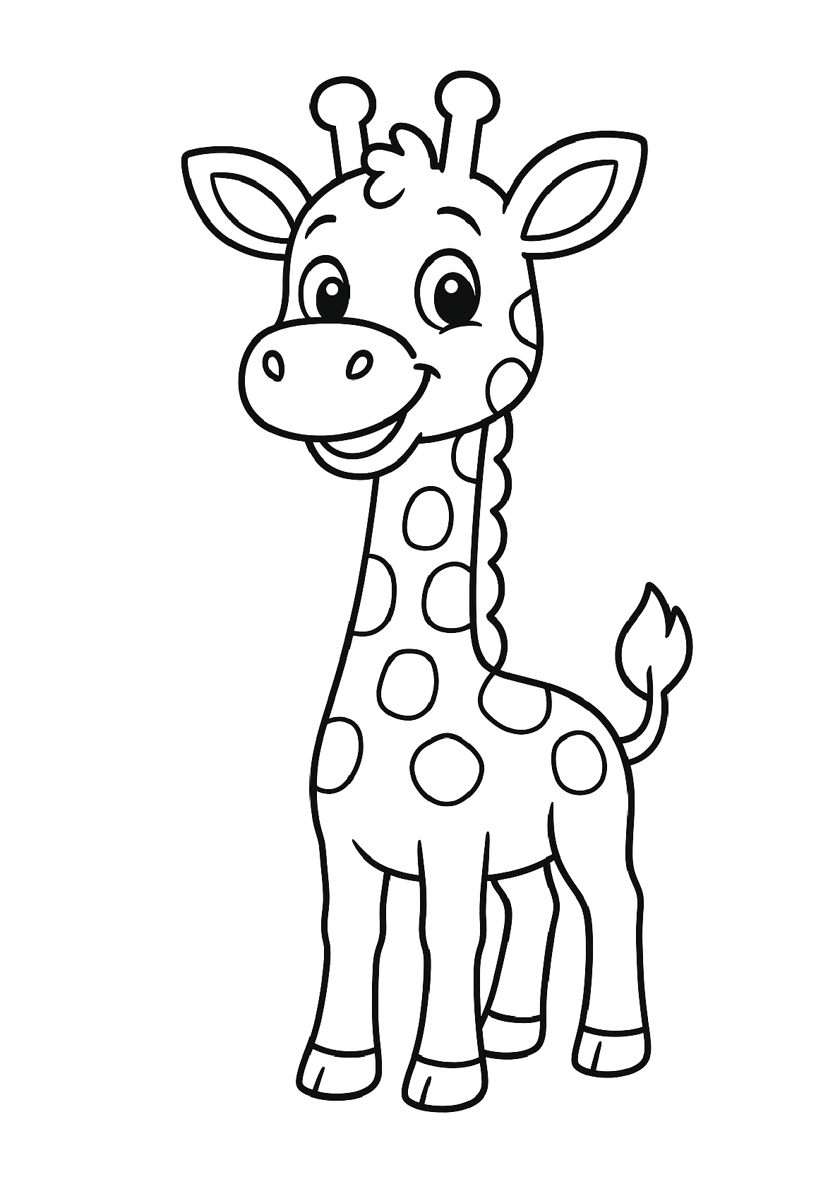 Tier Malbuch Kinder – 20 Tiere zum Ausmalen, Malbuch ab 3 Jahre, Buch 2