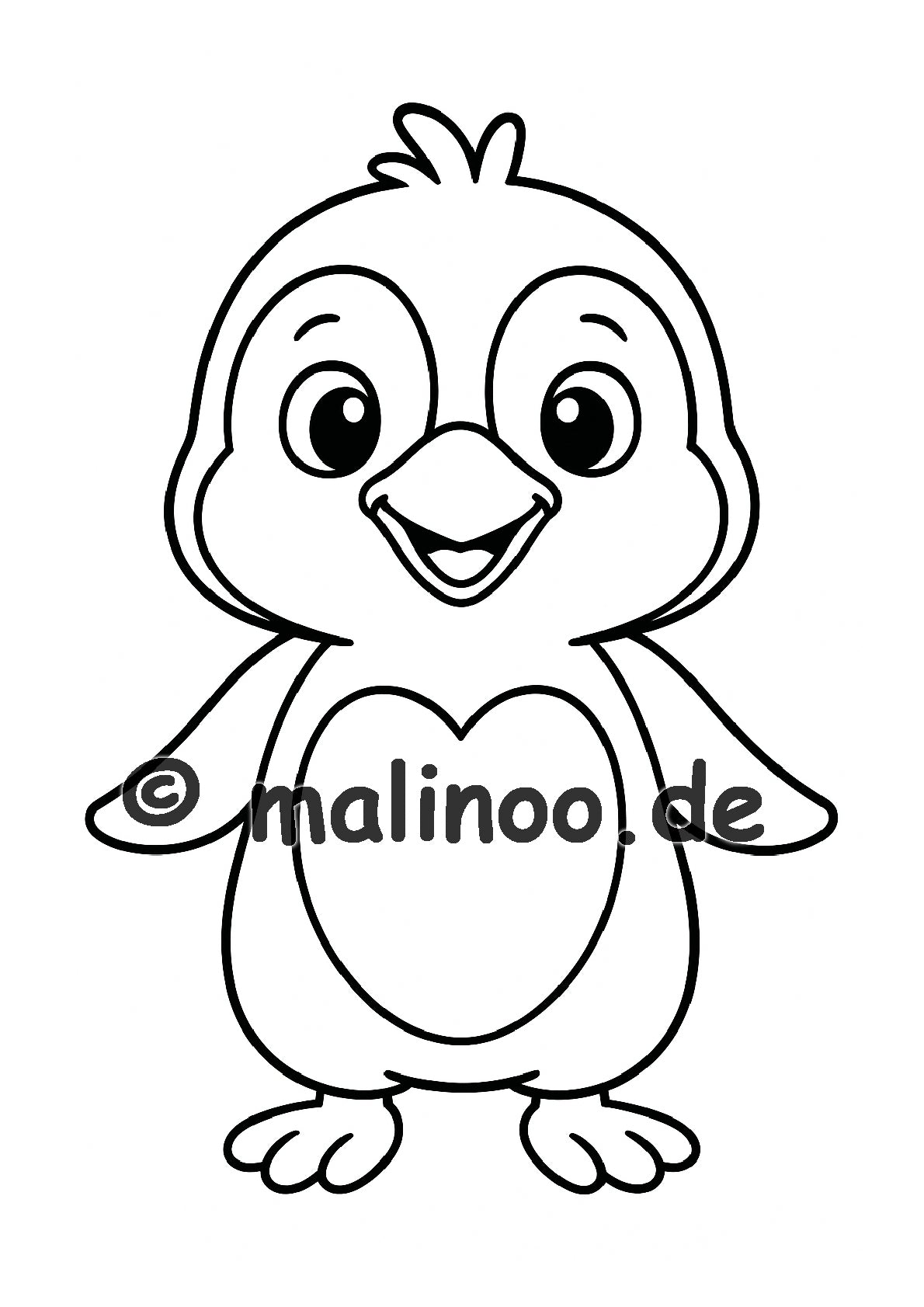 Tier Malbuch Kinder – 20 Tiere zum Ausmalen, Malbuch ab 3 Jahre, Buch 5