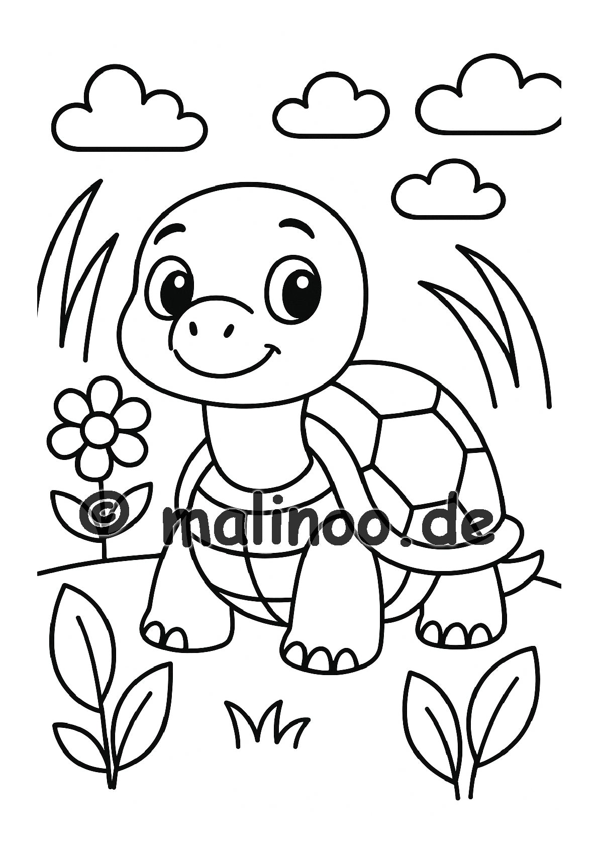 Tier Malbuch Kinder – 20 Tiere zum Ausmalen, Malbuch ab 3 Jahre, Buch 5