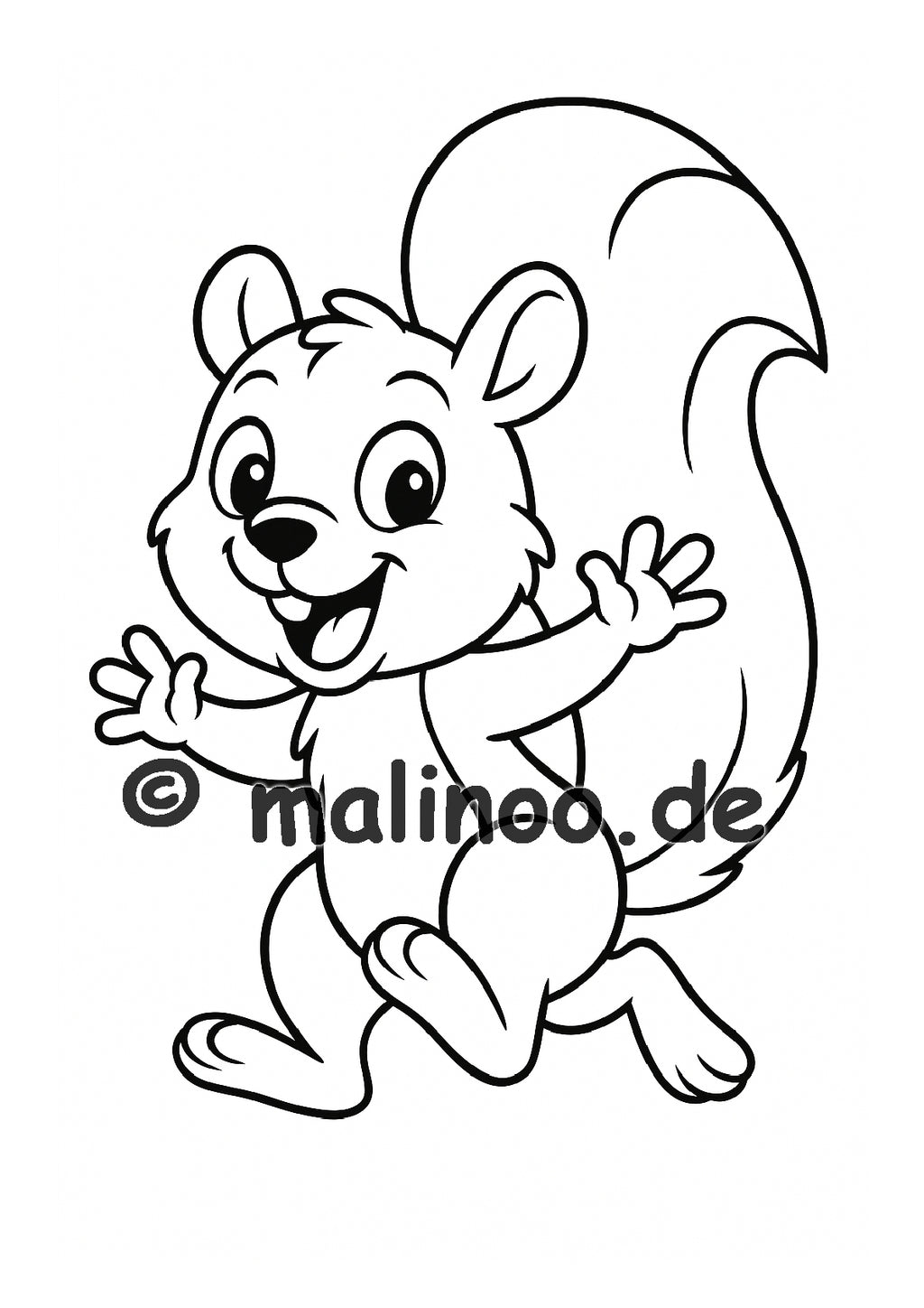 Tier Malbuch Kinder – 20 Tiere zum Ausmalen, Malbuch ab 3 Jahre, Buch 5