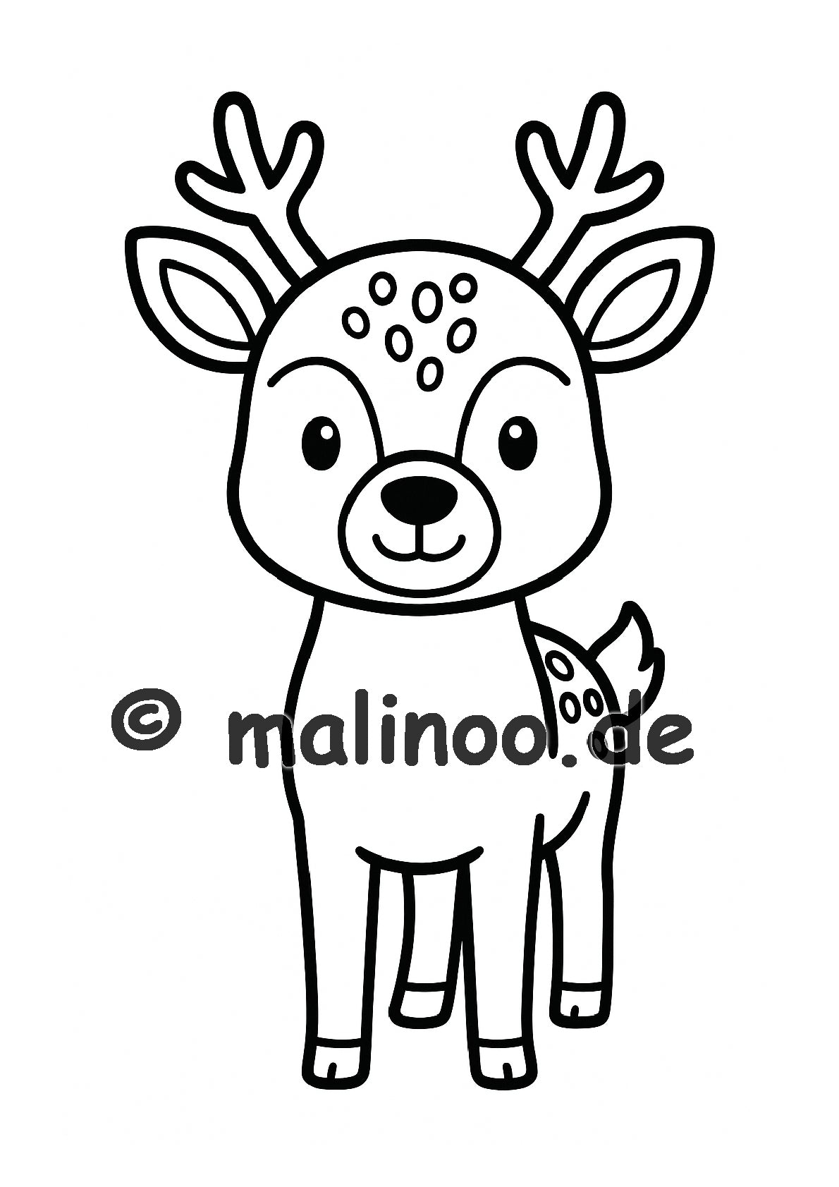 Tier Malbuch Kinder – 20 Tiere zum Ausmalen, Malbuch ab 3 Jahre, Buch 5