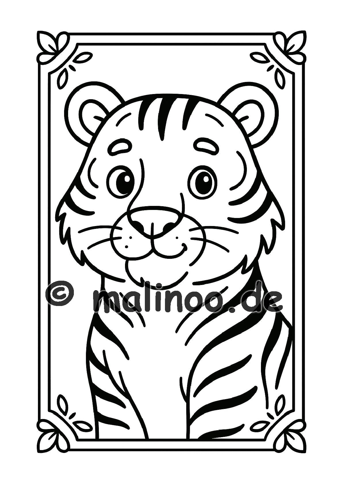 BUNDLE: Tier Malbücher Kinder – 2 Bücher mit je 50 Tiere zum Ausmalen, 100 Tiere, Malbuch ab 3 Jahre, Buch 1+2