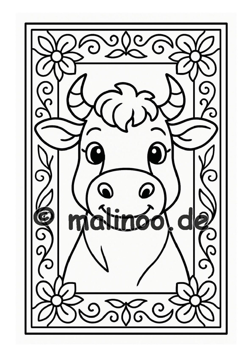 Tier Malbuch Kinder – 100 Tiere zum Ausmalen, Malbuch ab 3 Jahre