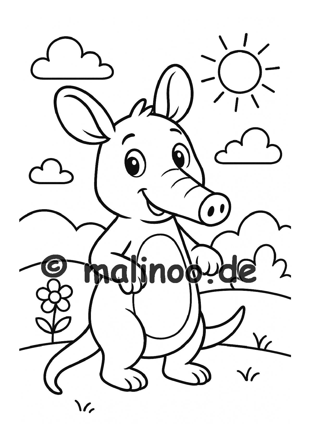 Tier Malbuch Kinder – 100 Tiere zum Ausmalen, Malbuch ab 3 Jahre