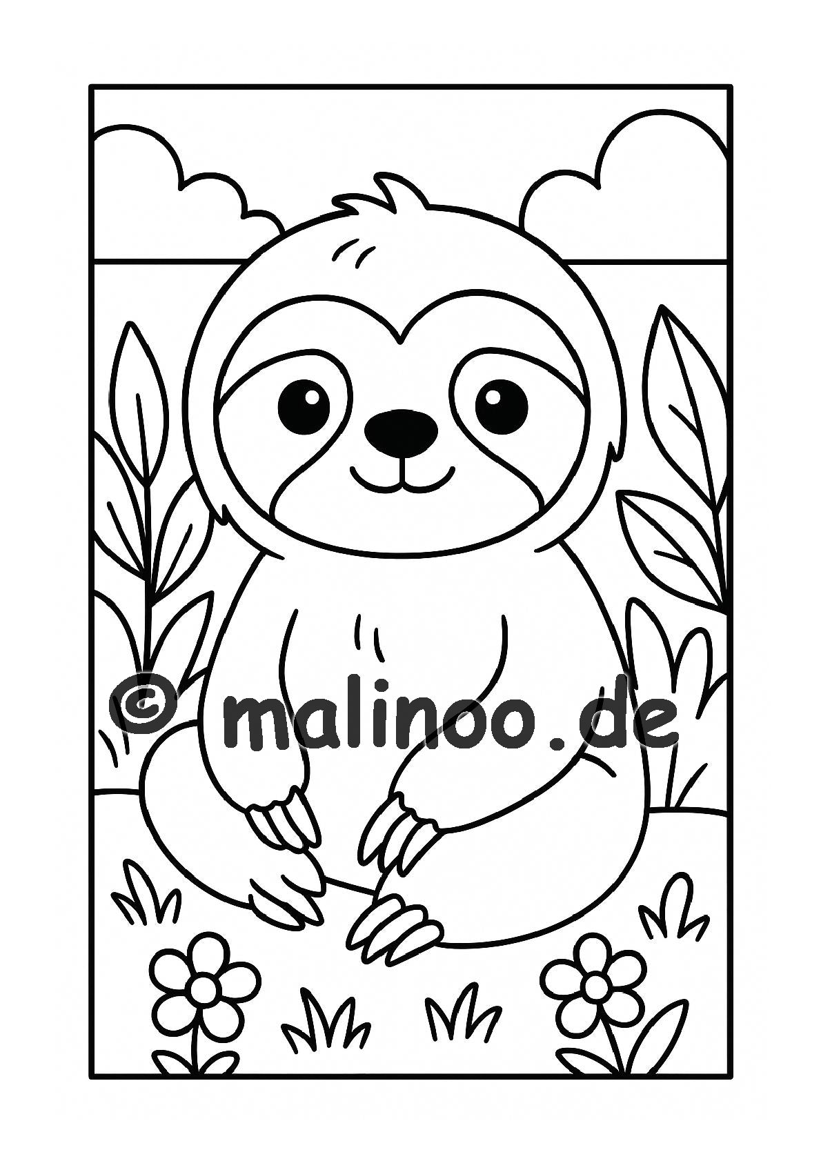 Tier Malbuch Kinder – 100 Tiere zum Ausmalen, Malbuch ab 3 Jahre