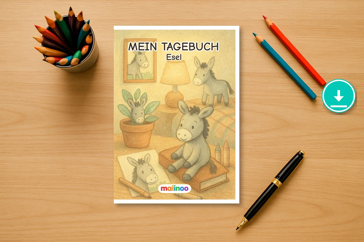 Tagebuch Monkeys Activity Low activity 00 mockup digital
