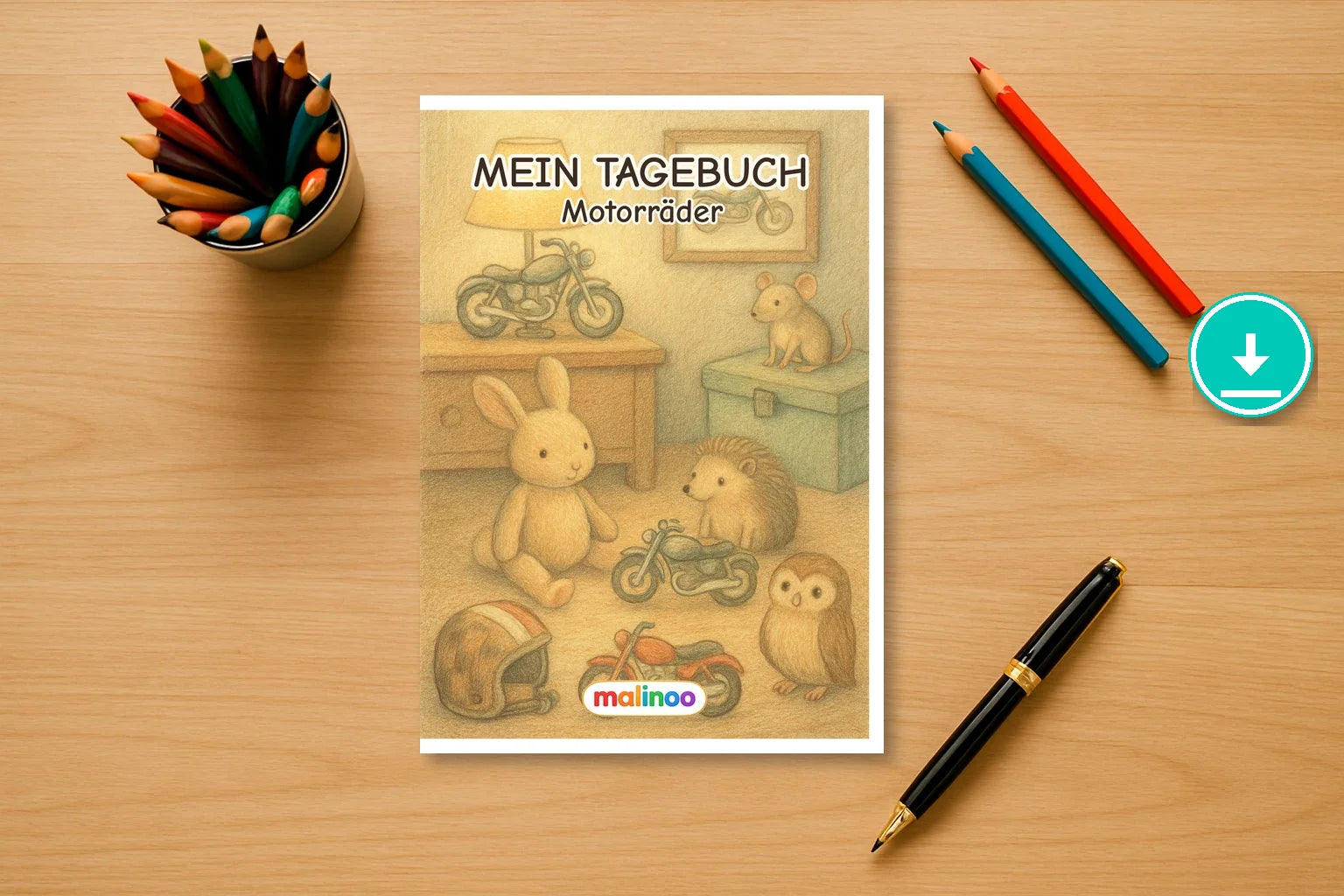Tagebuch Motorcycles Medium 00 mockup digital