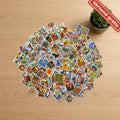Sticker Adventszeit, Astronauten, Bienen & Hummeln, Weihnachten, Ich bin im Krankenhaus, Japan, Kindergarten-Abschied, Koalas, Magische Tiere, Mandalas – 100 Aufkleber je Thema, Vinyl wasserabweisend – Bild 1