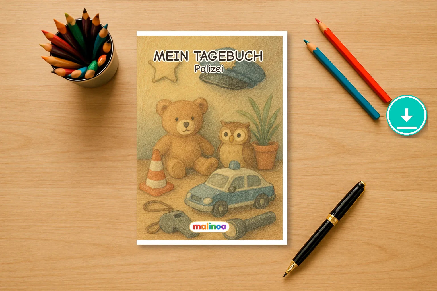 Tagebuch Police Activity Medium activity 00 mockup digital
