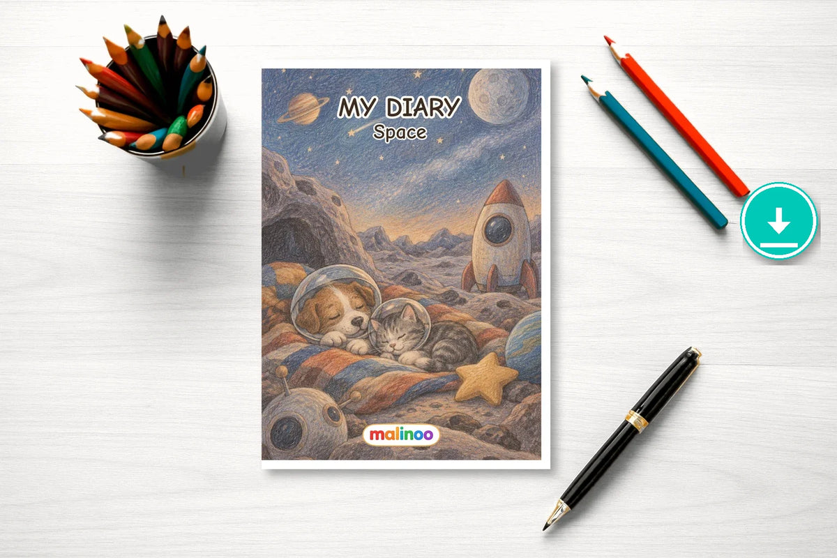 Tagebuch Space Low 00 mockup digital en