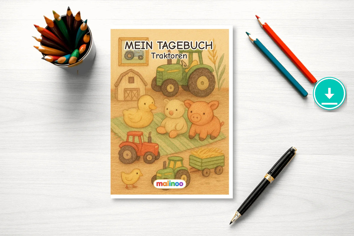Tagebuch Tractors Medium