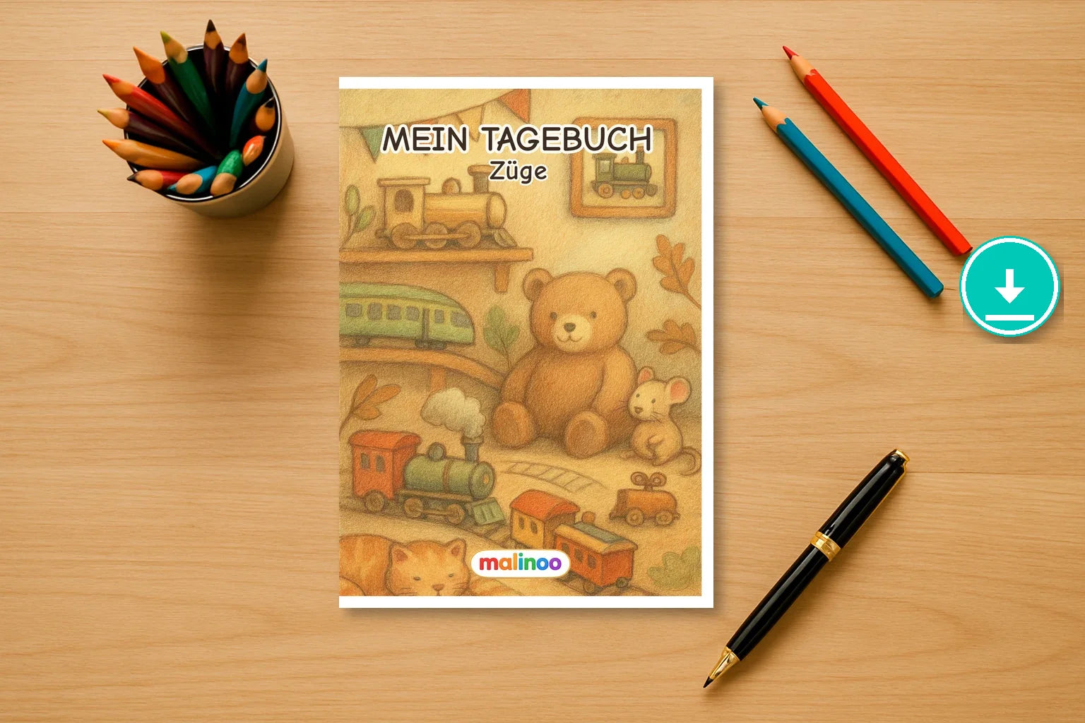 Tagebuch Trains Medium 00 mockup digital
