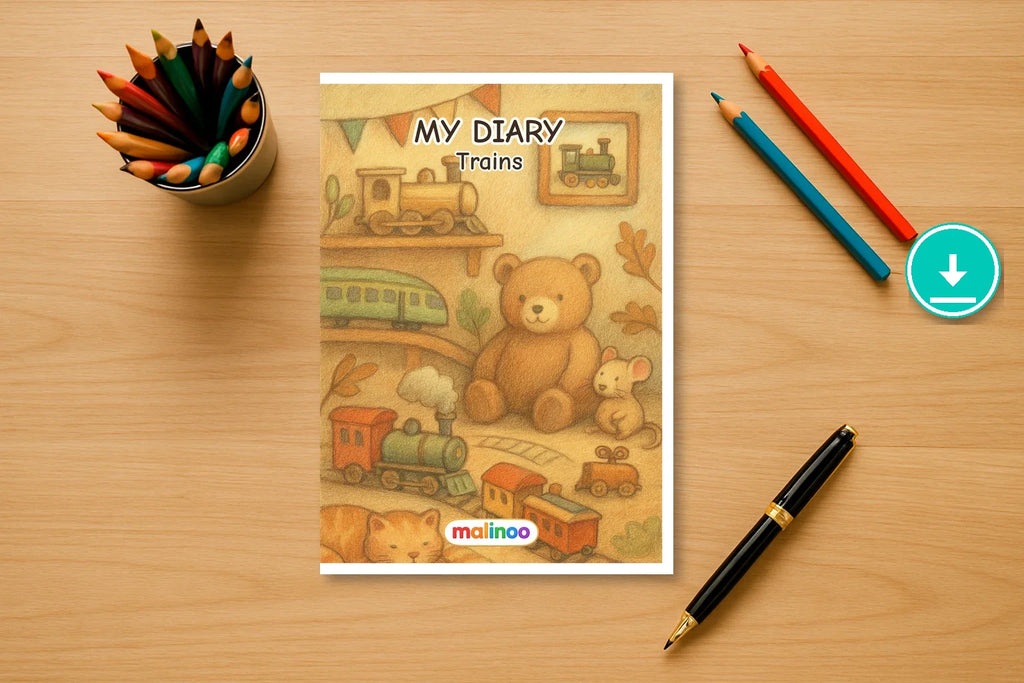 Tagebuch Trains Medium 00 mockup digital en