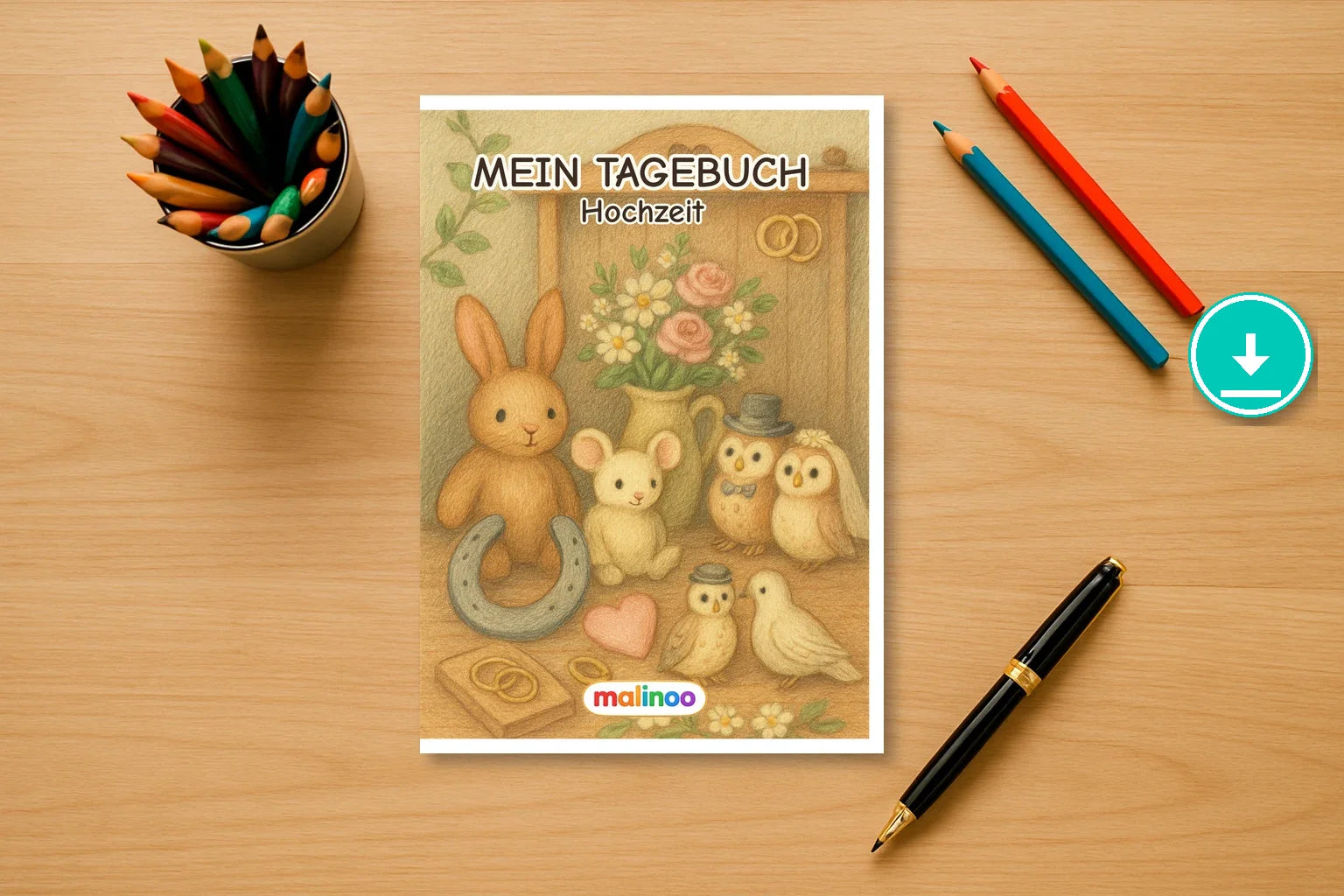 Tagebuch Wedding Activity Medium activity 00 mockup digital